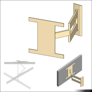 TV Wall Bracket 01228se