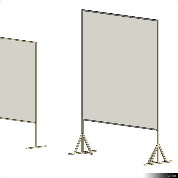 Building Revit Family projection screen video