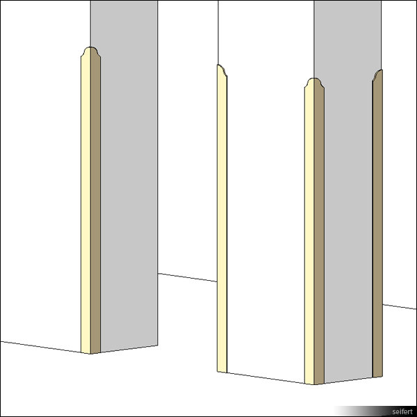 Building Revit Family corner guard protection