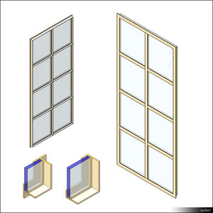 Door Leaf Steel Frame 01281se