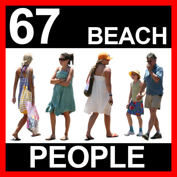 Texture JPEG beach people texture