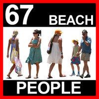 67 Beach People Textures