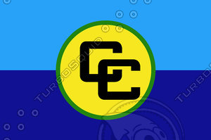CARICOM texture Flag