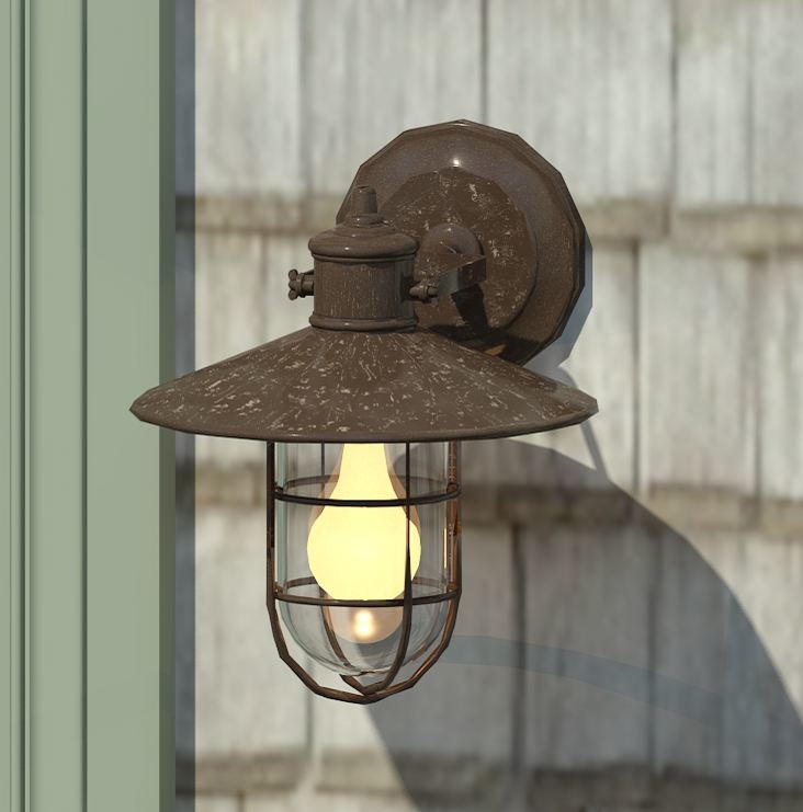 Building Revit Family sconce light lamp