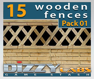 DLWOOD ArchitecturalParts Fence Pack 01