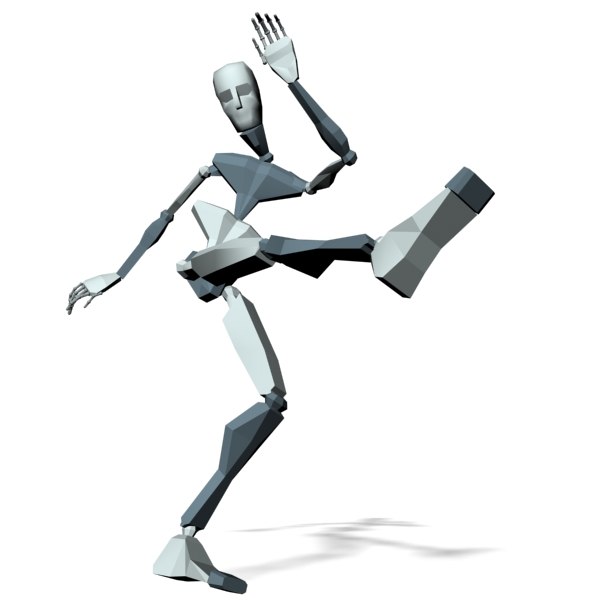 Motion Biovision kick capture mocap