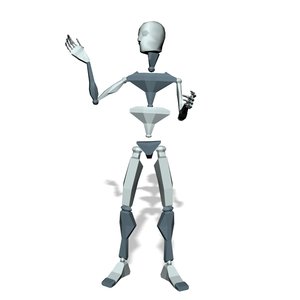 Stand talking look up