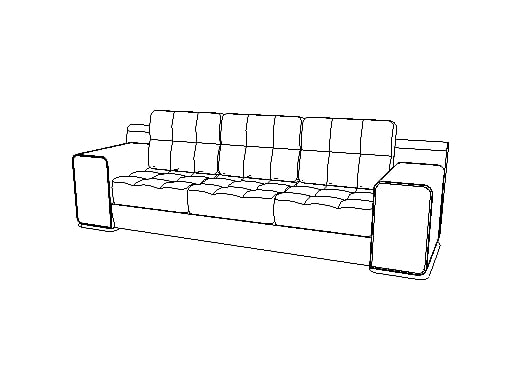 Building Revit Family sofa couch sleeper