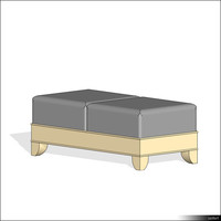 Stool Upholsterd 01360se