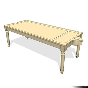 Massage Table Wood 01397se