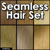 Set 024 - 7 Hair Textures