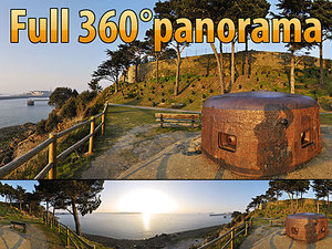 Fortress of St. Malo - 360&deg; panorama