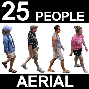 Aerial People Textures - Volume 1
