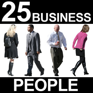 25 Business People Textures - v6