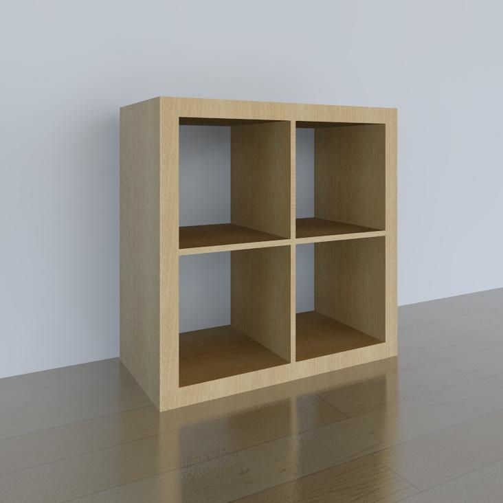 Building Revit Family Ikea Expedit Bookshelf