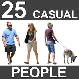 25 Casual People Textures - V3