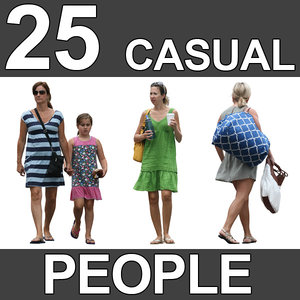 25 Casual People Textures - V4