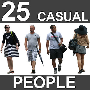 25 Casual People Textures - V5