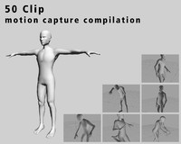 50 Clip motion capture compilation