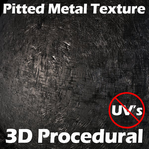 pitted metal shader ma