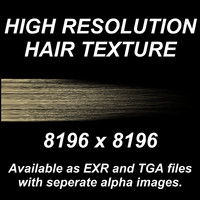 High Resolution Hair Texture - Light Blond