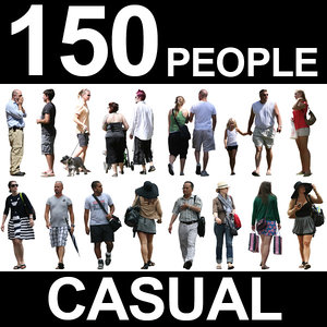 150 Casual People Textures - Bundle
