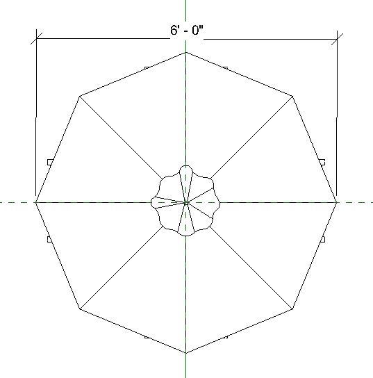 Building Revit Family Patio table chair