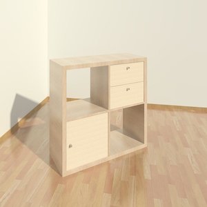 closet divided box 3d rfa