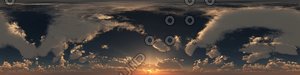 360&deg; skymap Godrays
