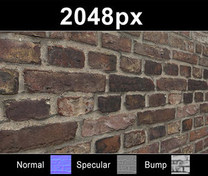 Brick 04 Old Wall - Set