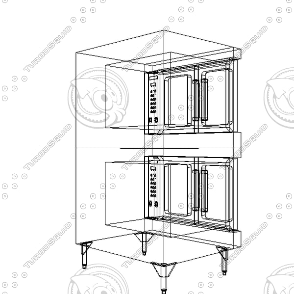 Building Revit Family oven restaurant ovens
