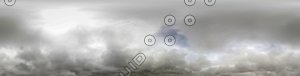 skymap with dark clouds