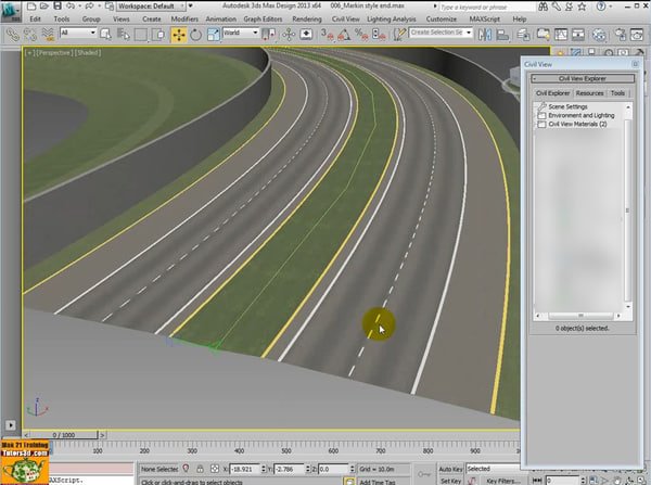 Training Civil 3ds max