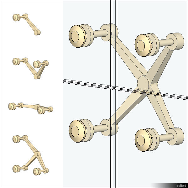 Building Revit Family spider fitting bolt