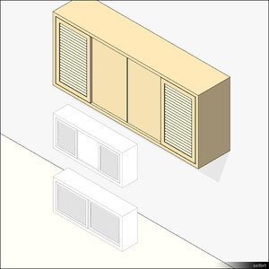 Kitchen Unit Wall Mount 01331se