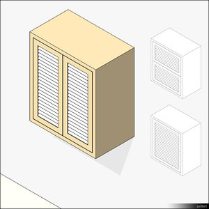 Kitchen Unit Wall Mount 01333se