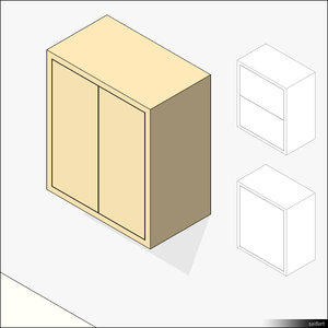 Kitchen Unit Wall Mount 01334se