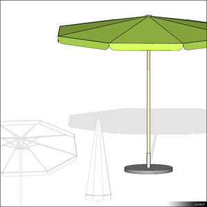 Beach Umbrella Octagon 01350se
