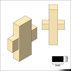 Duct Cross Tee 01374se
