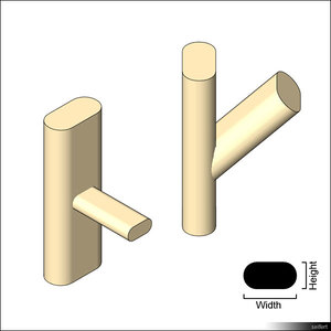 Duct Flat Oval Branch Single Reducer 01380se