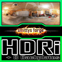 HDRI Pack - Closed Garage + 8 Backplates