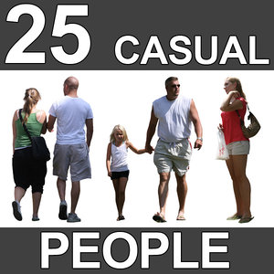 25 Casual People Textures - V2