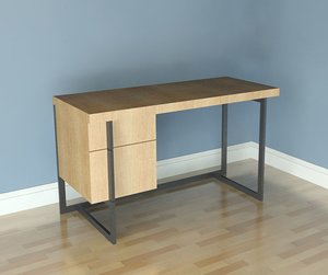 Desk- West Elm- Flat Bar