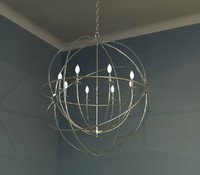 Chandelier- Foucault's Iron Orb