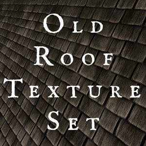 Old Wood  Roof Shingles Texture Set