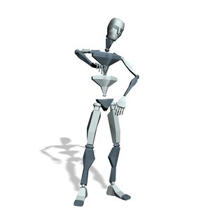 Stand hand waist talk