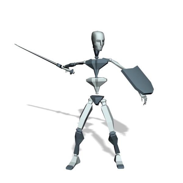 Motion Character Studio Biped knight idle breathing