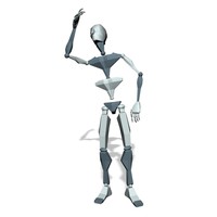 Stand talk look at sky