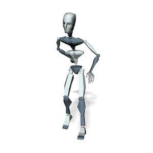 Old man walking forward