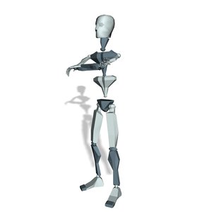 Stand arm cross waiting